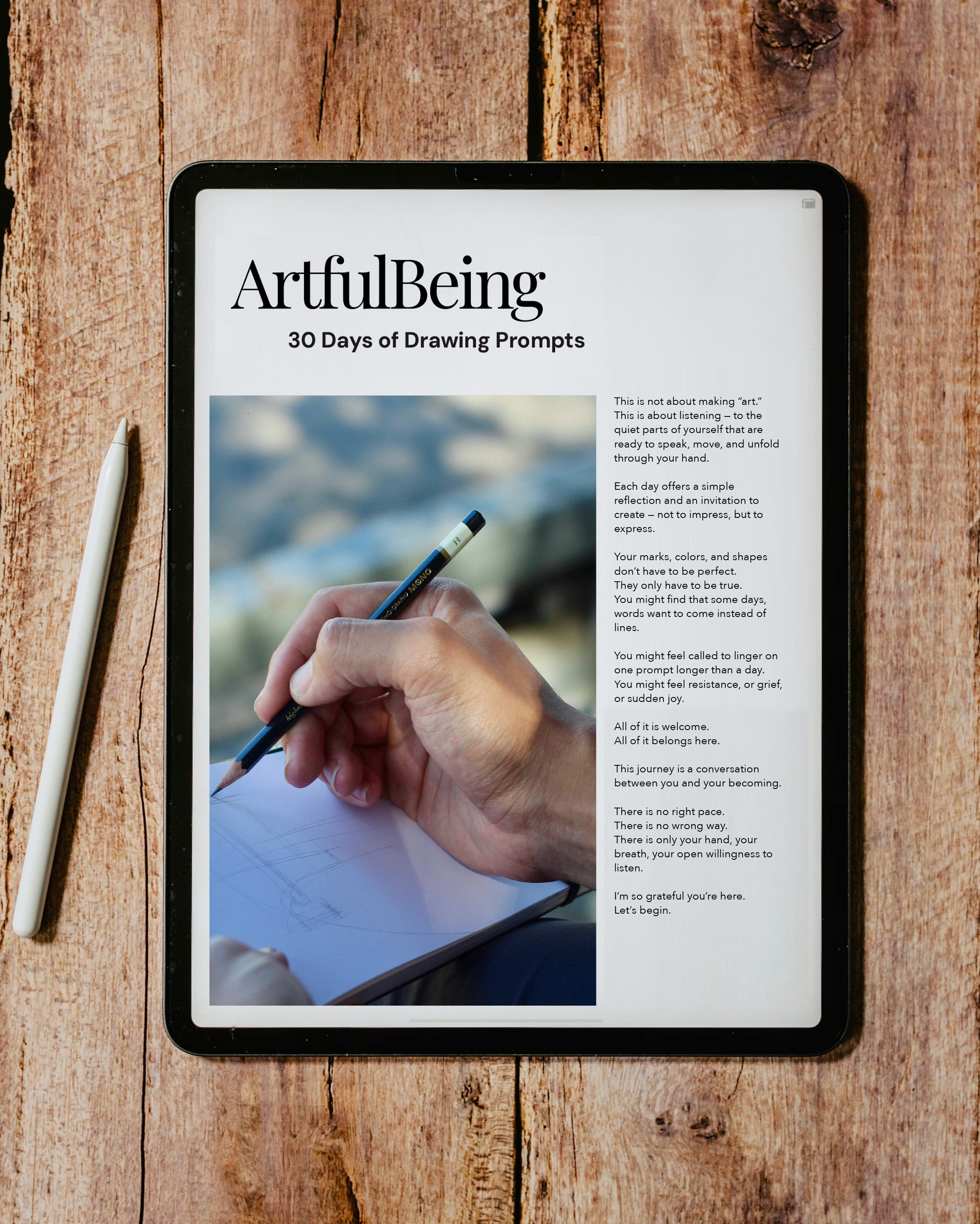 30 Days of Drawing Prompts (PDF)