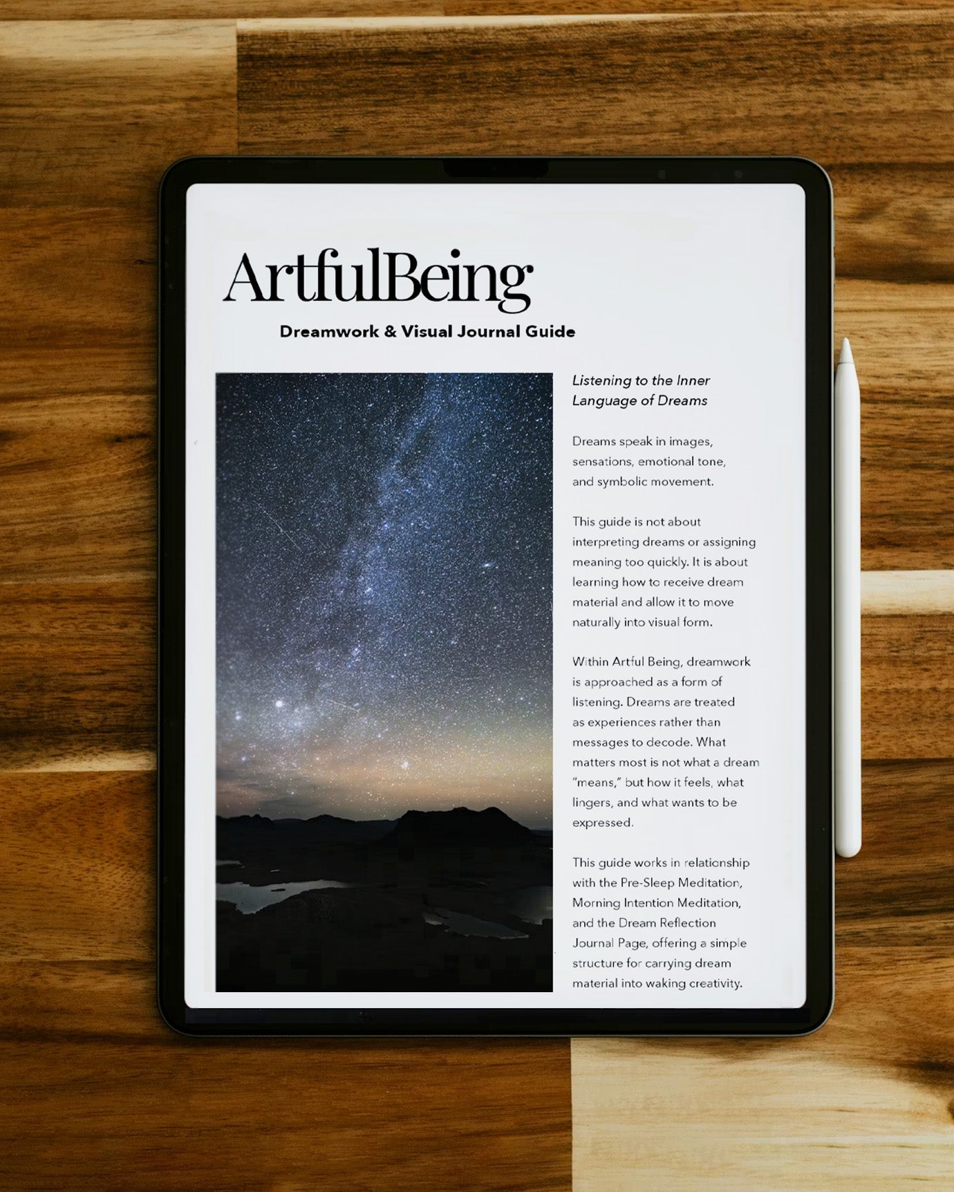 Dreamwork & Visual Journal Guide (PDF)